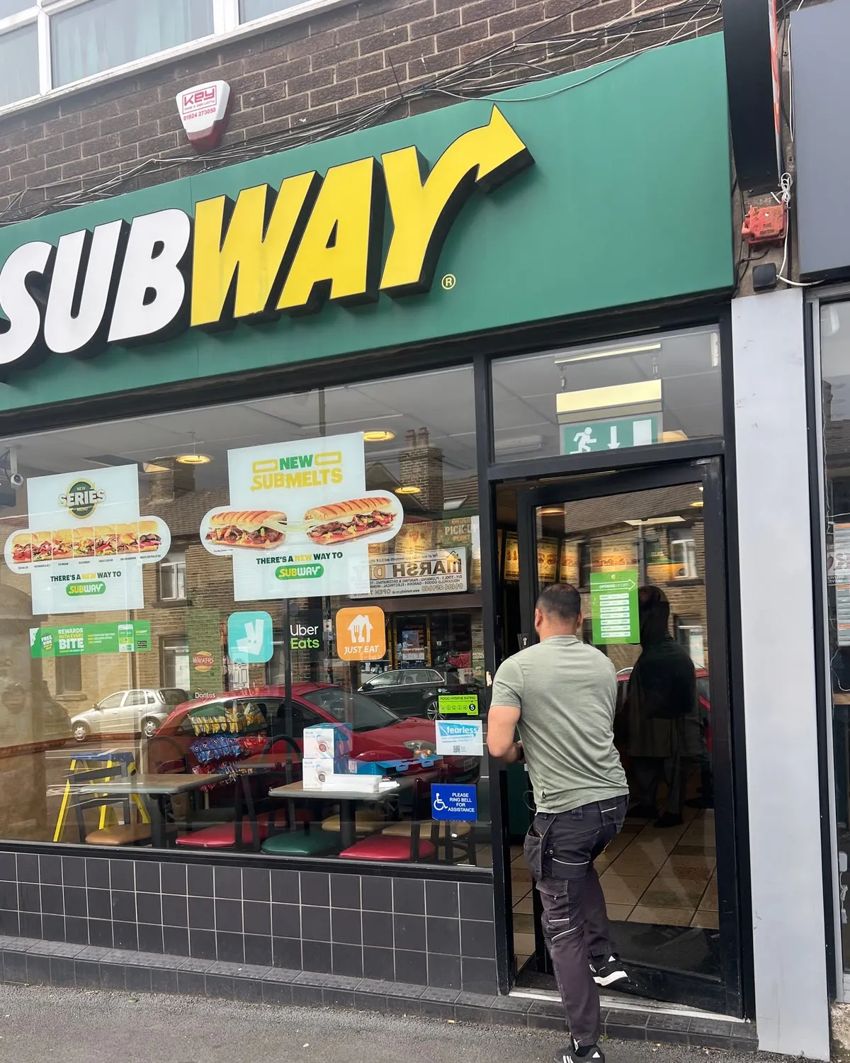 The Subway shopfront in Bradford where the CCTV was upgraded